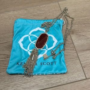 Kendra Scott Rayne necklace in Goldstone